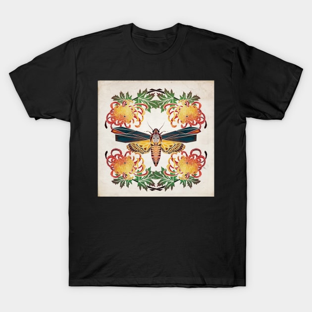 botanical moth T-Shirt by Manoou